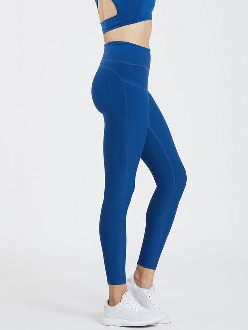 Creeluxe Ultimate Denim Blue Full Length Pocket Leggings