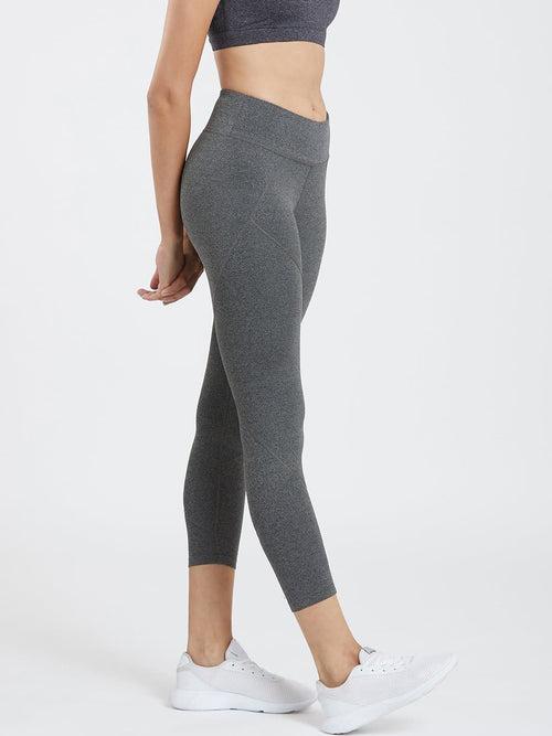 Creeluxe Graceful Grey Marl Ankle Length Leggings