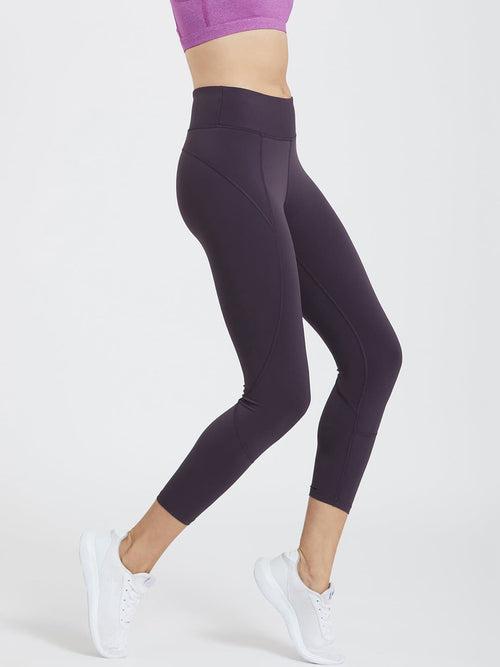 Creeluxe Curve Defining English Violet Ankle Length Leggings