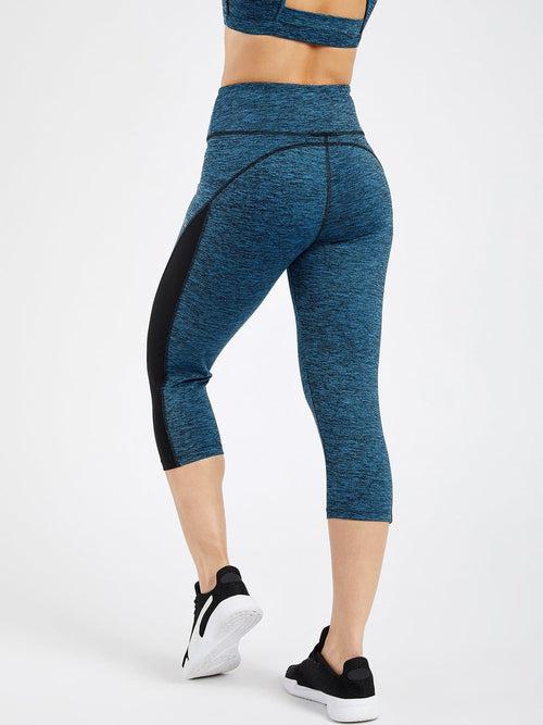 Essential Sapphire Spacedye Hardcore Capri Leggings