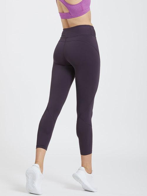 Creeluxe Curve Defining English Violet Ankle Length Leggings