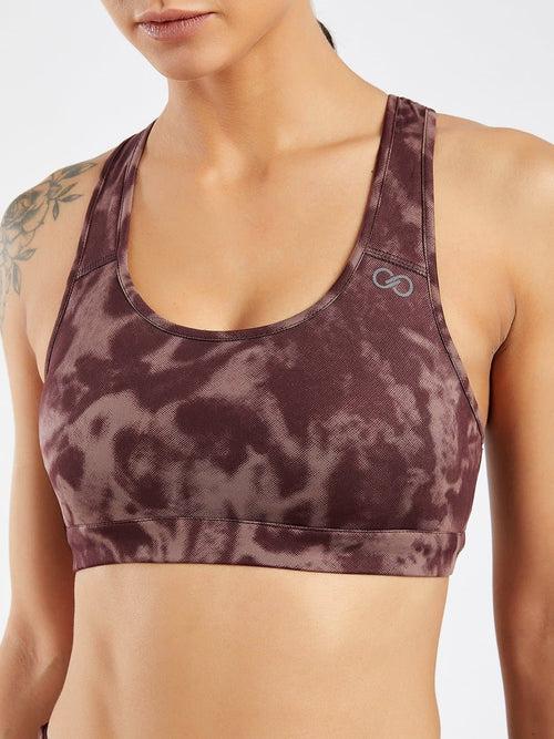 Maxtreme Brunette Printed Sports Bra