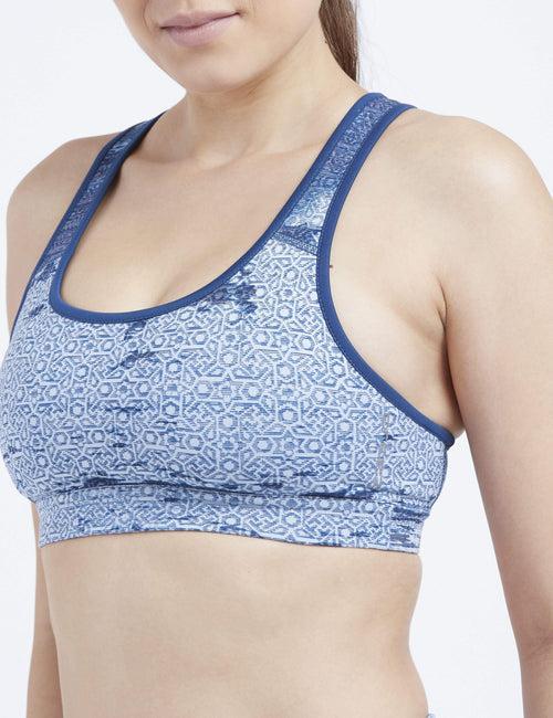 Star Blue Ombre Sports Bra