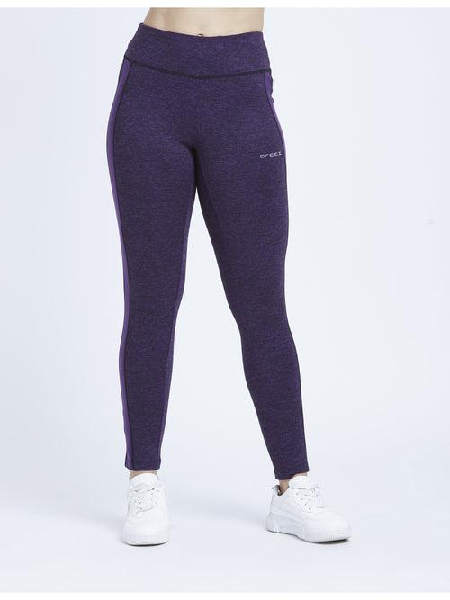 Essential Side Paneled Marl Full Length Leggings