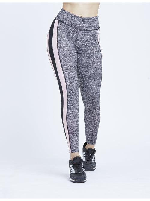 Essential Side Paneled Marl Full Length Leggings