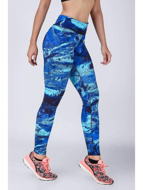 Essential Aqua Life Printed Leggings