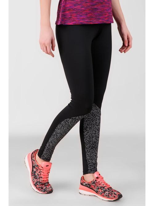 Essential Print Block Black Leggings