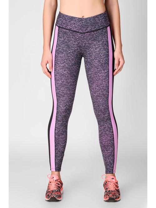 Essential Side Paneled Marl Full Length Leggings