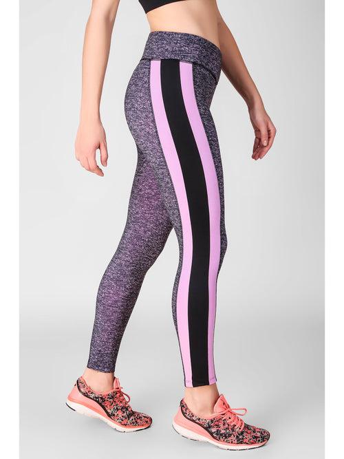 Essential Side Paneled Marl Full Length Leggings