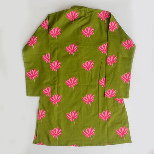 LOTUS BLOOM ETHENIC WEAR-GREEN