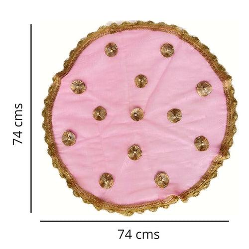 Pastel Round Gota Thaal Cover