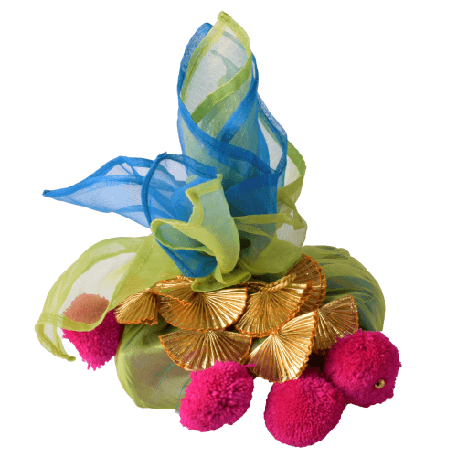 Wraps with gota pompom (Set of 2)