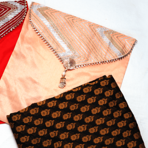 Gota Wave Theme Saree / Suit Cover