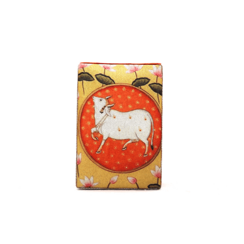 Pichwai Cow Coin Box Small