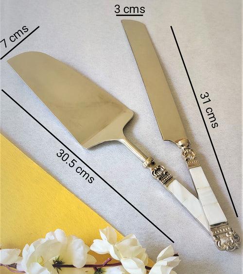 2 Pc Cake Serving Set