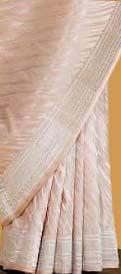 Powder Pink Banarasi Satin-Silk Sari