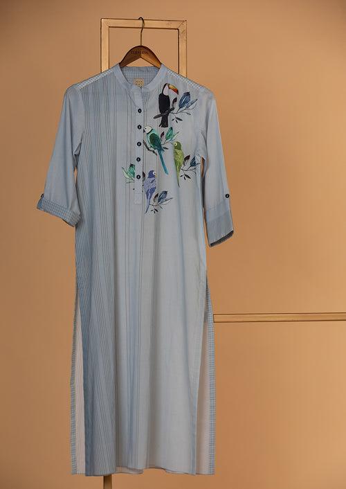 Cotton Printed Kurta with Palazzo