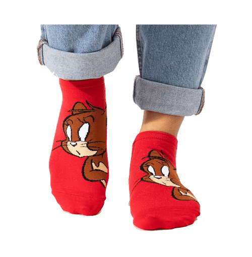 Tom And Jerry Foes Forever Pack Of 2 Unisex Socks