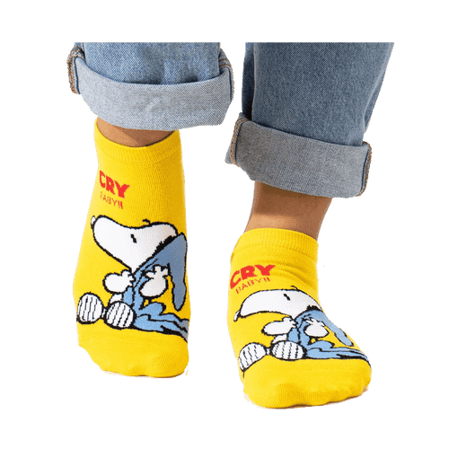 Peanuts Cry Baby Pack Of 2 Unisex Socks