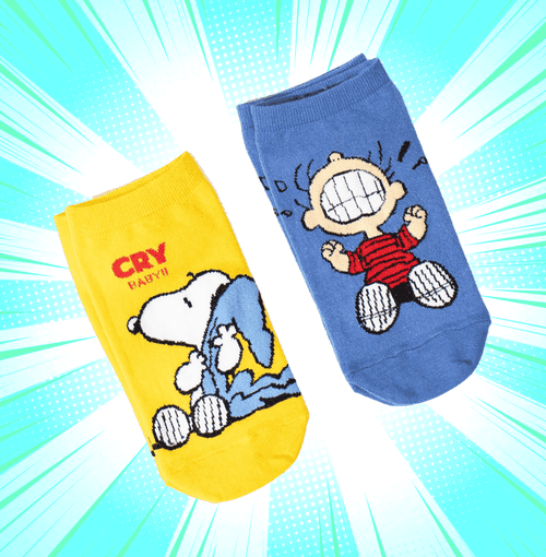 Peanuts Cry Baby Pack Of 2 Unisex Socks
