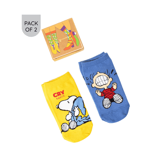 Peanuts Cry Baby Pack Of 2 Unisex Socks