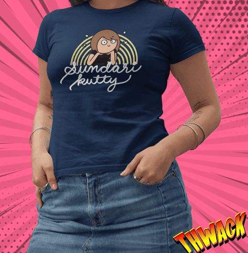 Sundari Kutty Blue T Shirt