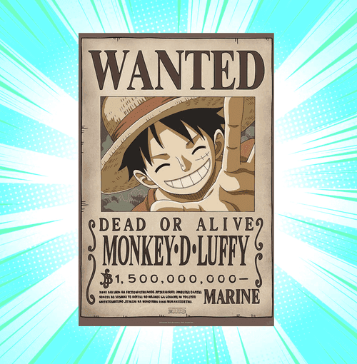 One Piece Wanted Luffy New 2 Maxi Poster