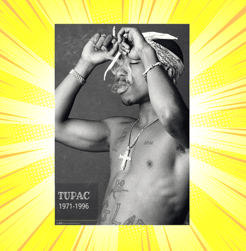 Tupac Poster Smoke Maxi Poster