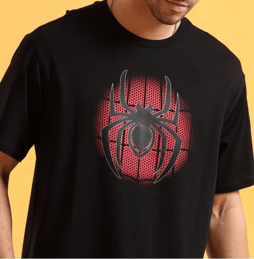 Spiderman 3600 Black Oversize T Shirt