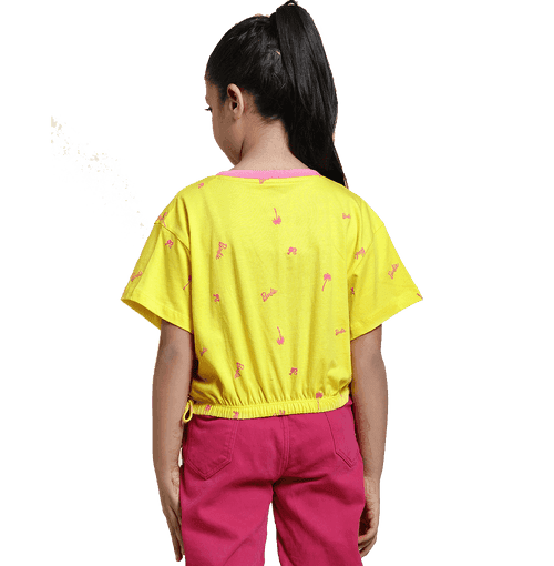 Barbie 1449 Blazing Yellow Kids Girls T Shirt