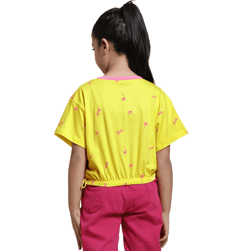 Barbie 1449 Blazing Yellow Kids Girls T Shirt