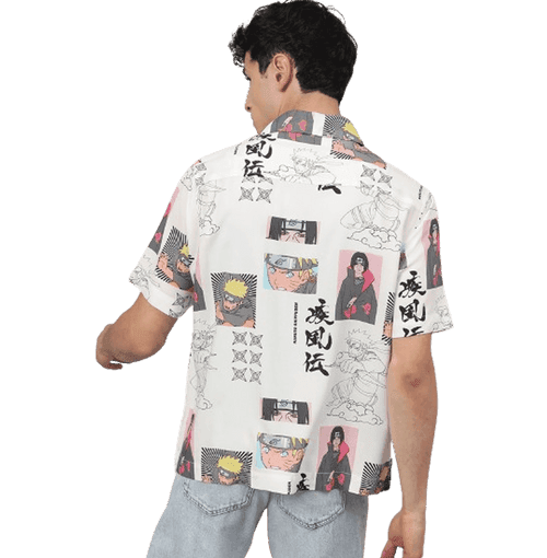 Naruto 1515 White Mens Shirt