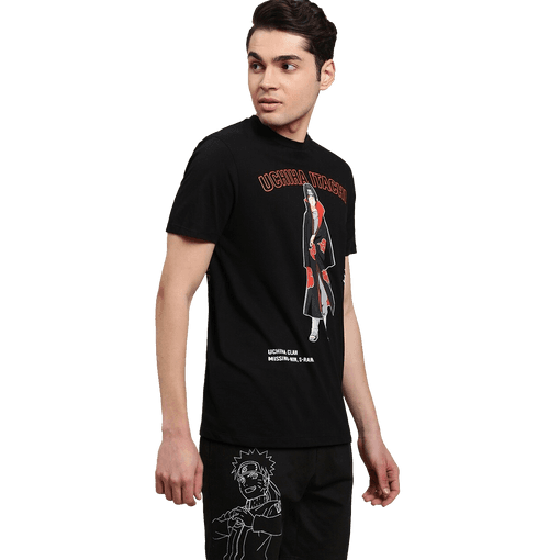 Naruto 560 Black Mens T Shirt