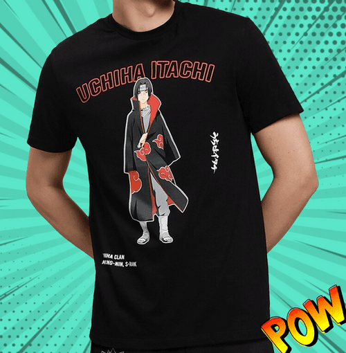 Naruto 560 Black Mens T Shirt