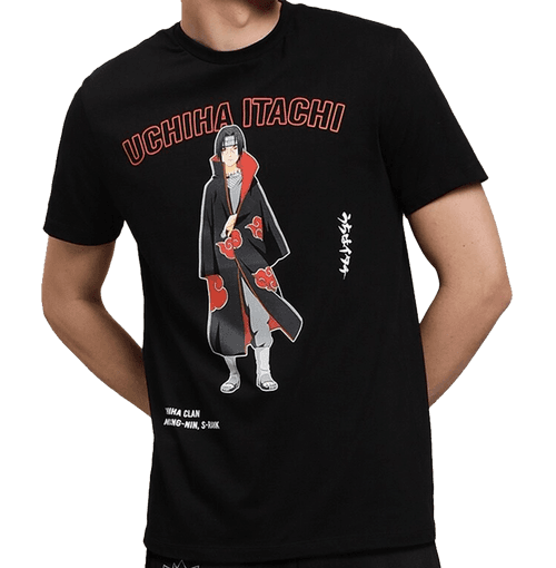 Naruto 560 Black Mens T Shirt