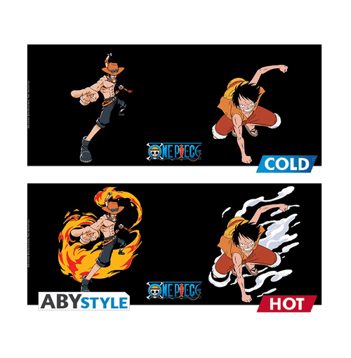 One Piece  Luffy & Ace Heat Change Mug