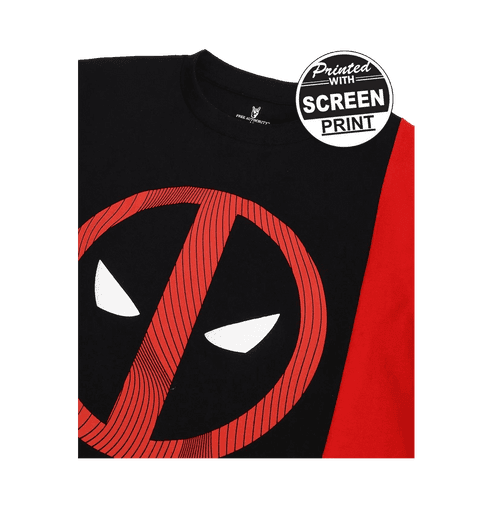 Deadpool 0205 Black Salsa Red T Shirt