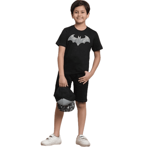 Batman 572 Black Kids Boys T Shirt