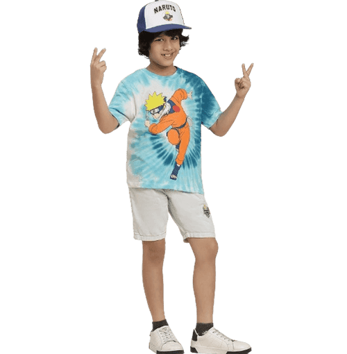 Naruto 711 Multi Kids Boys T Shirt