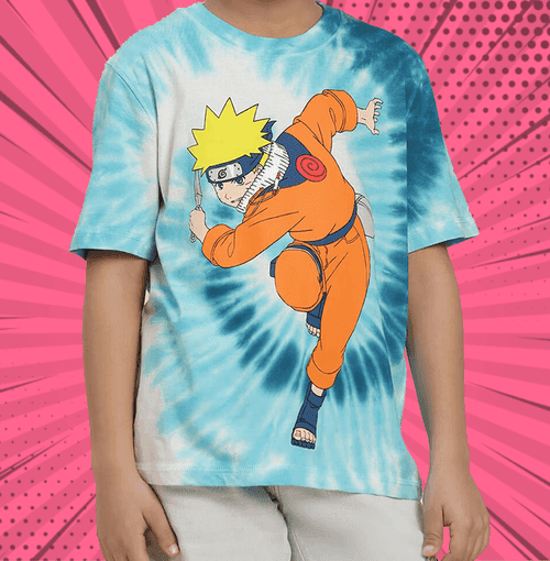 Naruto 711 Multi Kids Boys T Shirt