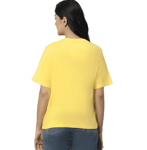Looney Tunes 1039 Bright Yellow Women T Shirt