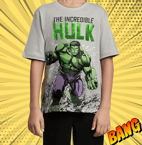 Hulk 3329 Dawn Blue Kids Boys T Shirt