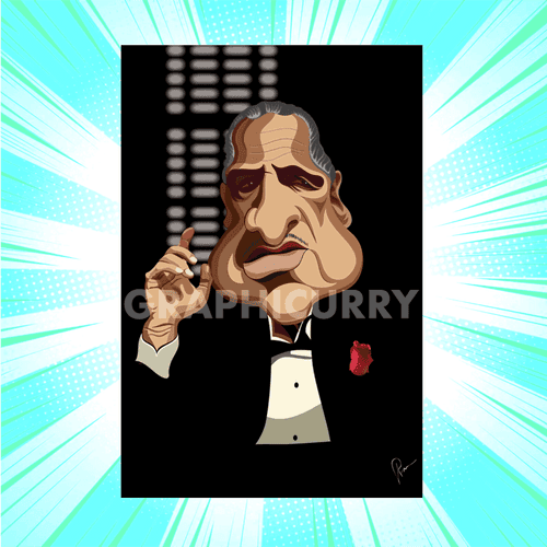 Godfather A4 Wall Art Laminate Graphicurry