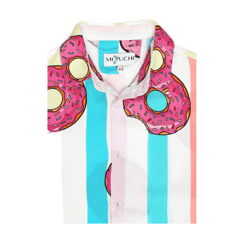 Donut Dream Printed White Unisex Shirt