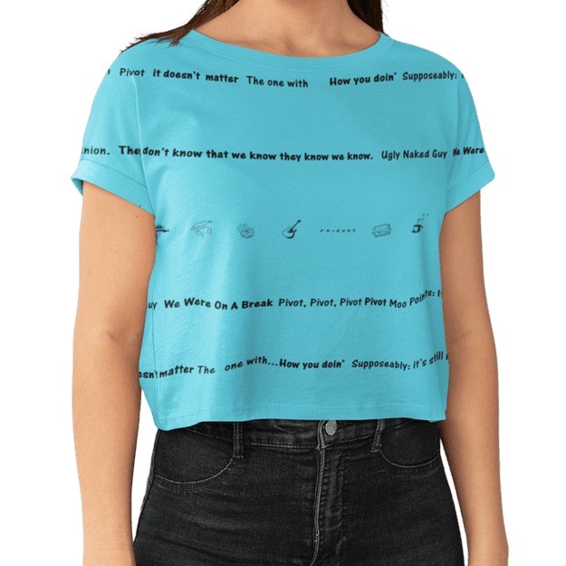 Friends Cyan Women Top