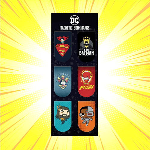DC Comics New Pack Of 6 Bookmark