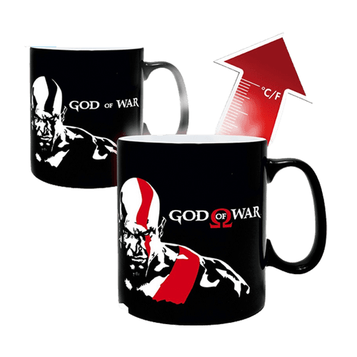 God Of War Kratos Heat Change Mug