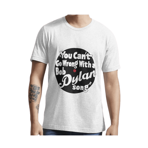 Bob Dylan You Cant Go Wrong Black T Shirt