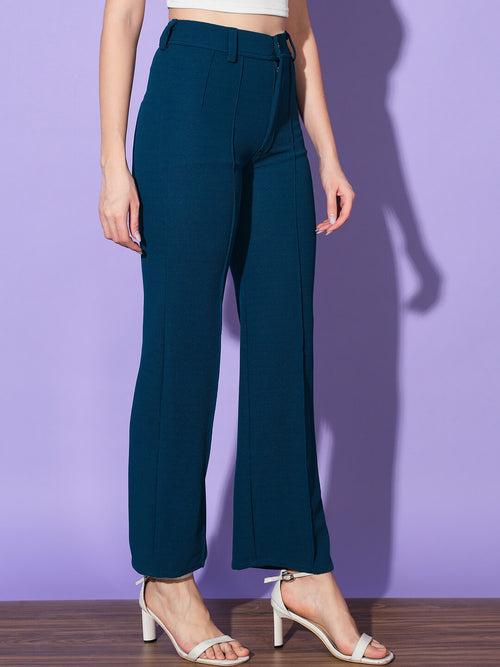 Carrera Full Length Women Formal Trousers and Pants-3296