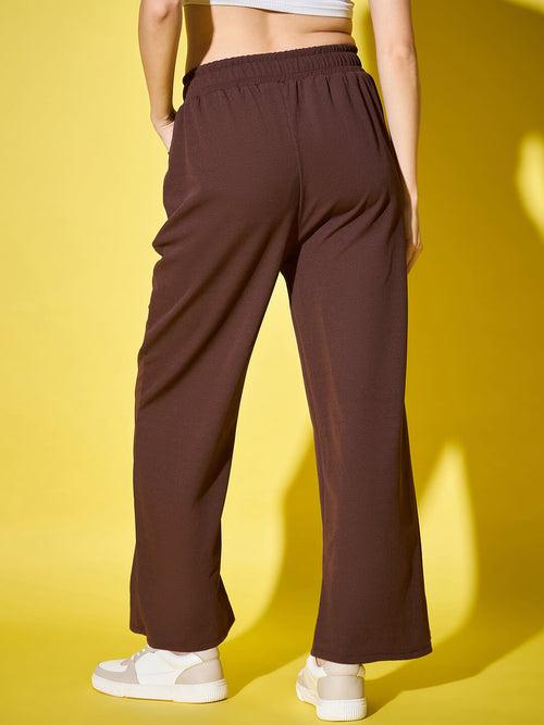 Women’s Front Patch Pocket Solid Full Length Cargo Pants-3451-3453